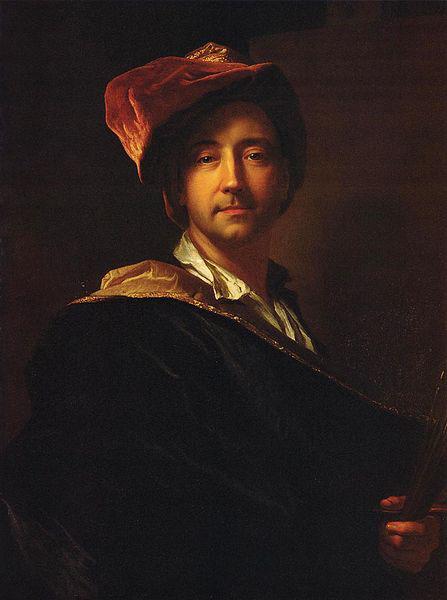 Hyacinthe Rigaud selfportrait by Hyacinthe Rigaud